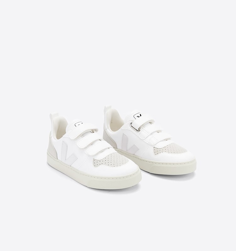 veja sneakers small-v-10 vegan blanc CV0702722 Top view