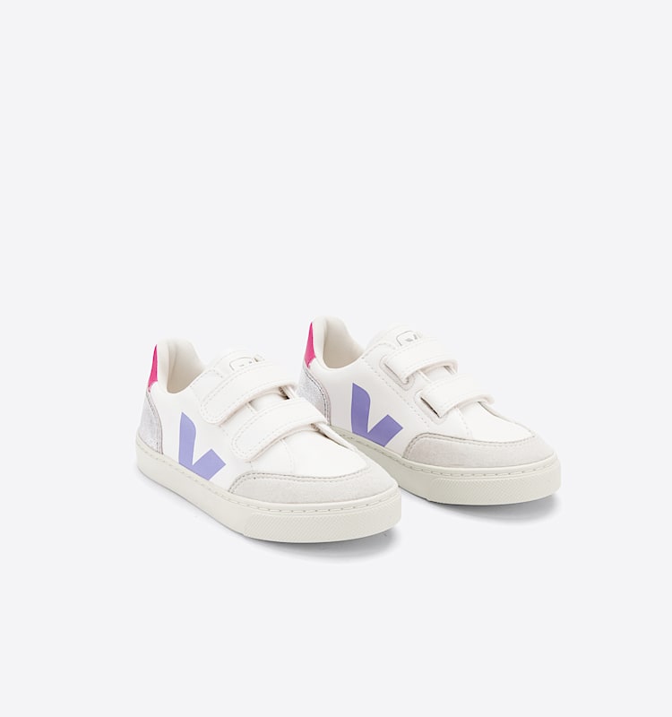 veja baskets small-v-12 cuir blanc XV0502839 Top view