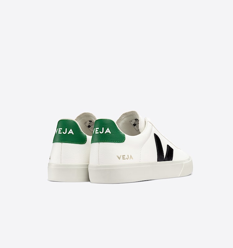 veja sneakers campo 皮革 白色 CP0503155 Back view