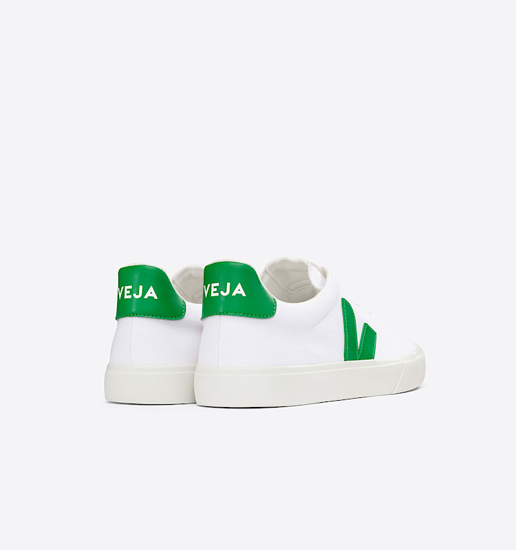 veja sneakers campo-ca organic-cotton white CA0103144 Back view