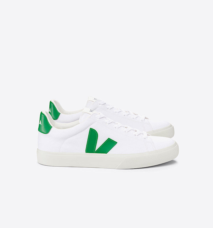 veja sneakers campo-ca 有机棉 白色 CA0103144 Lateral view