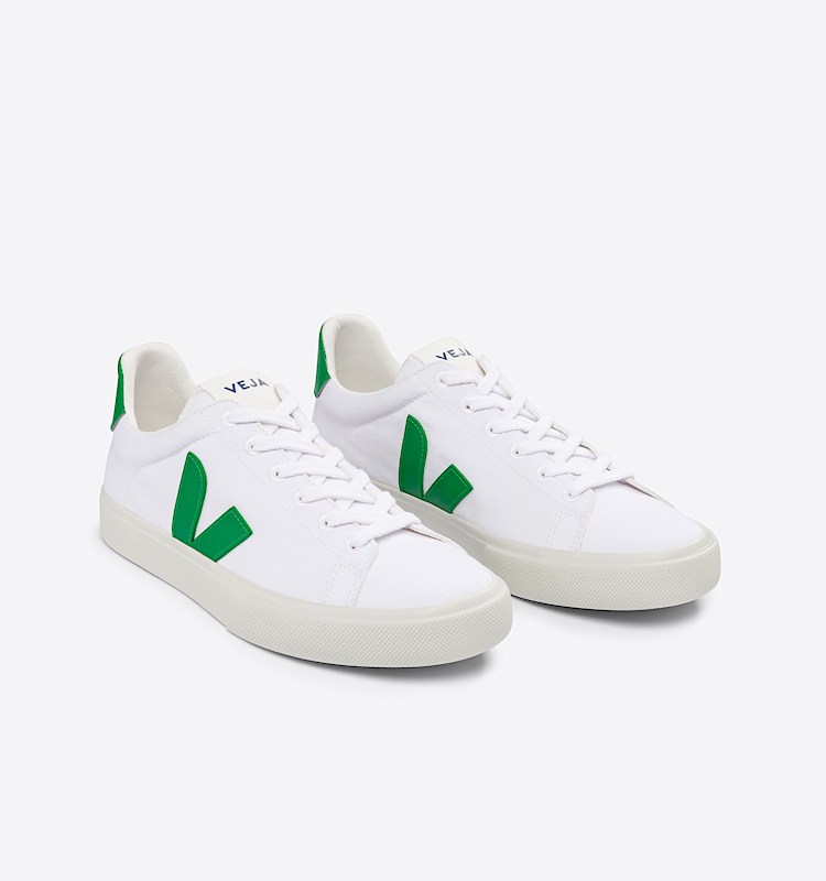 veja sneakers campo-ca 有机棉 白色 CA0103144 Top view