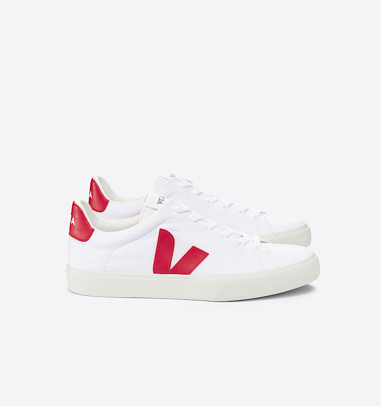 veja sneaker campo-ca bio-baumwolle weiss CA0103150 Lateral view