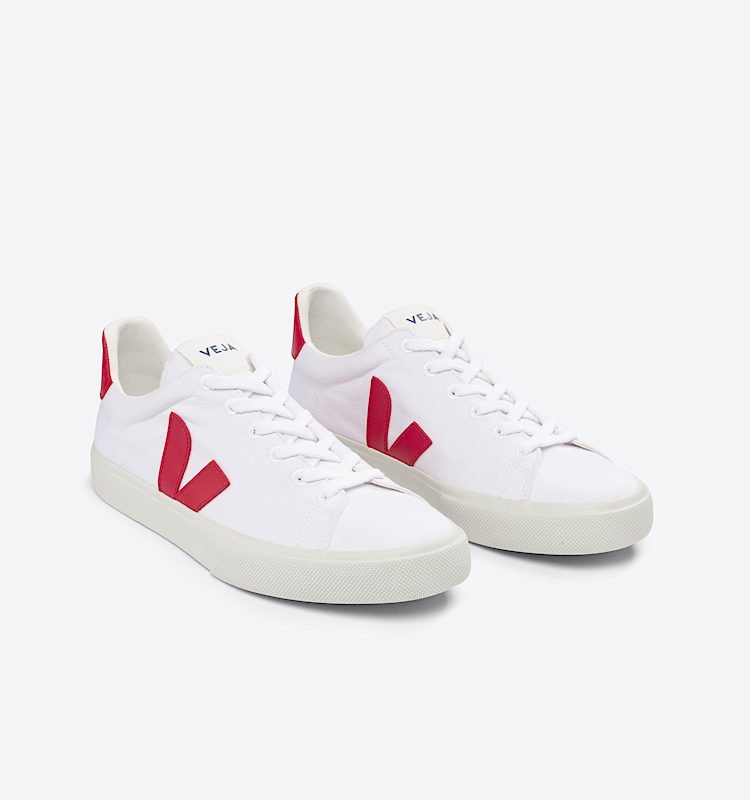 veja sneakers campo-ca 有机棉 白色 CA0103150 Top view