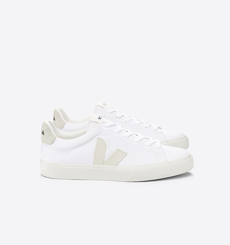 veja sneakers campo-ca 有机棉 白色 CA0103129 Lateral view