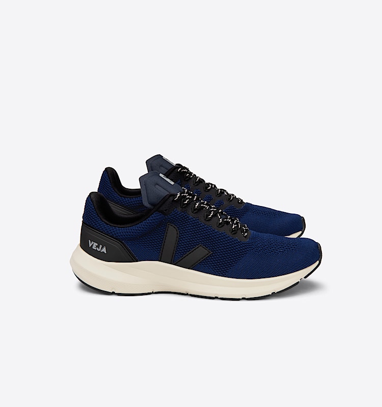 veja sneakers marlin-lt 回收再利用 蓝色 LT1002775 Lateral view
