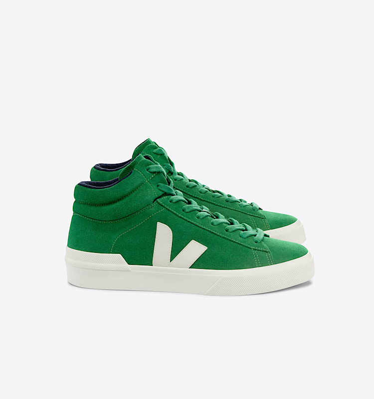 veja sneakers minotaur pelle-scamosciata verde TR0303127 Lateral view