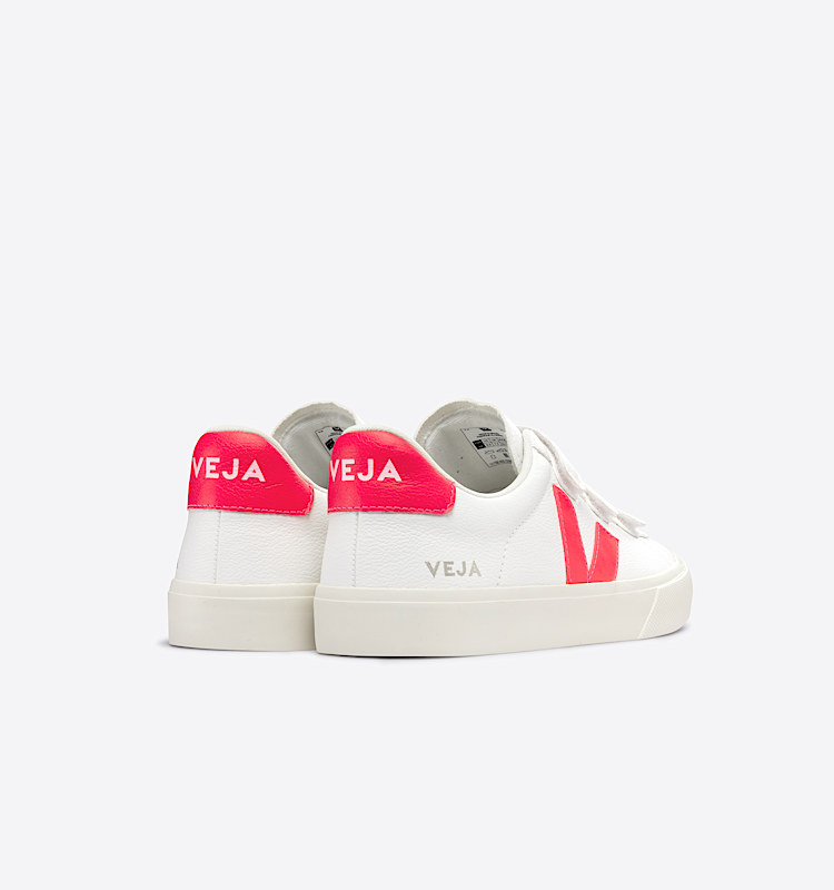 veja sneakers recife-logo cuero blanco RC0503145 Back view