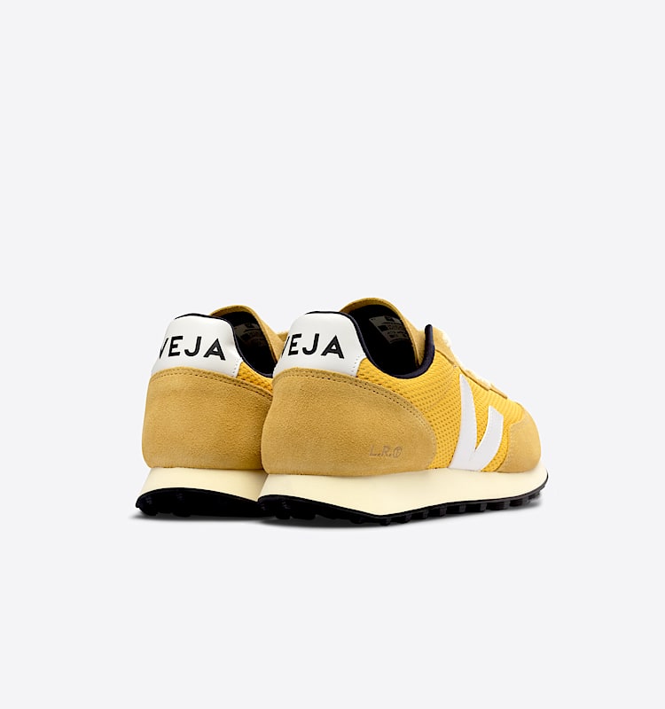 veja sneakers rio-branco reciclado amarelo RB1803157 Back view