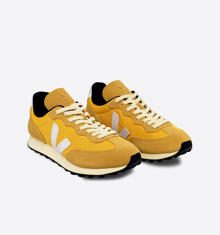 veja sneakers rio-branco reciclado amarelo RB1803157 Top view