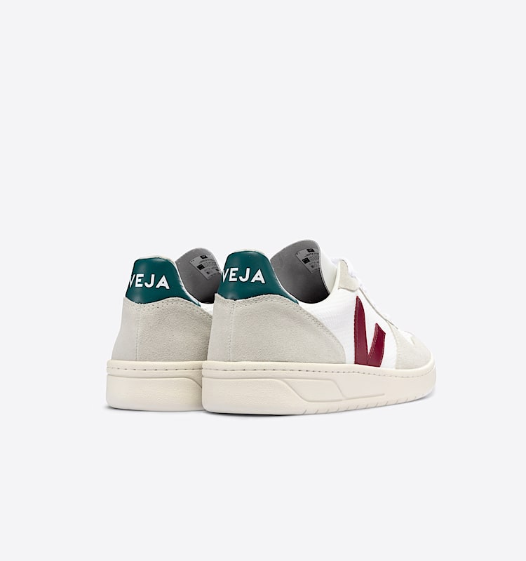 veja sneakers v-10 bio-baumwolle weiss VX1703094 Back view