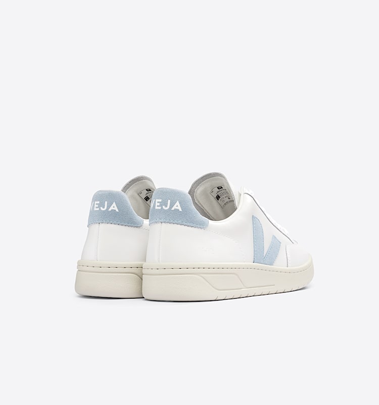 veja baskets v-12 cuir blanc XD0202787 Back view