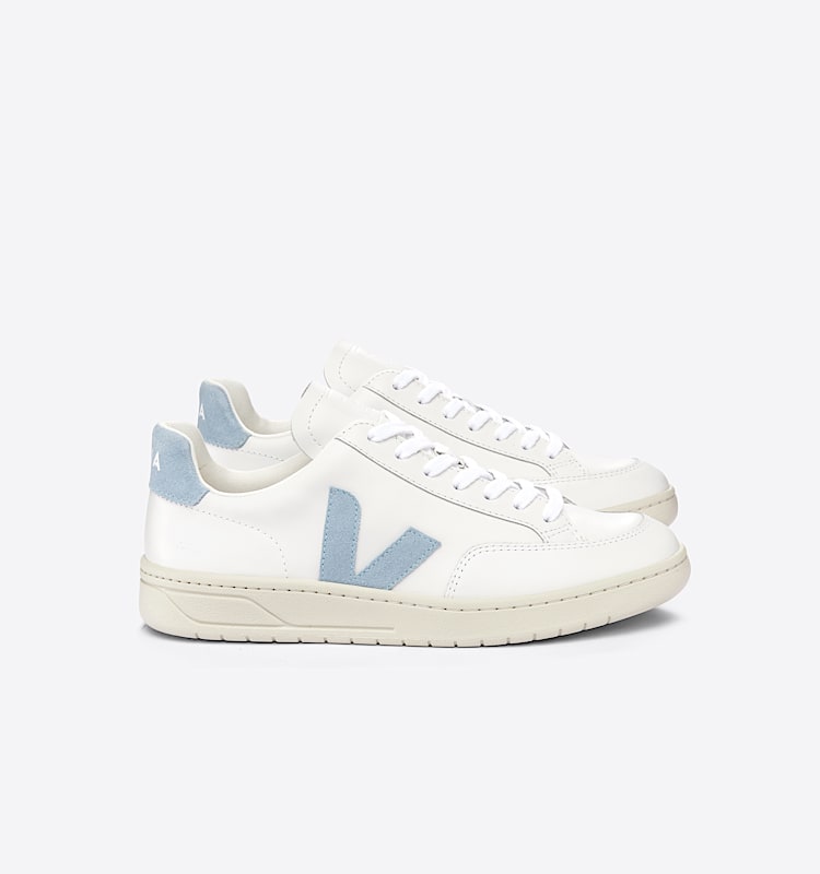 veja baskets v-12 cuir blanc XD0202787 Lateral view