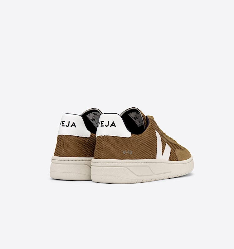 veja sneakers v-12 回收再利用 褐色 XD0102814 Back view
