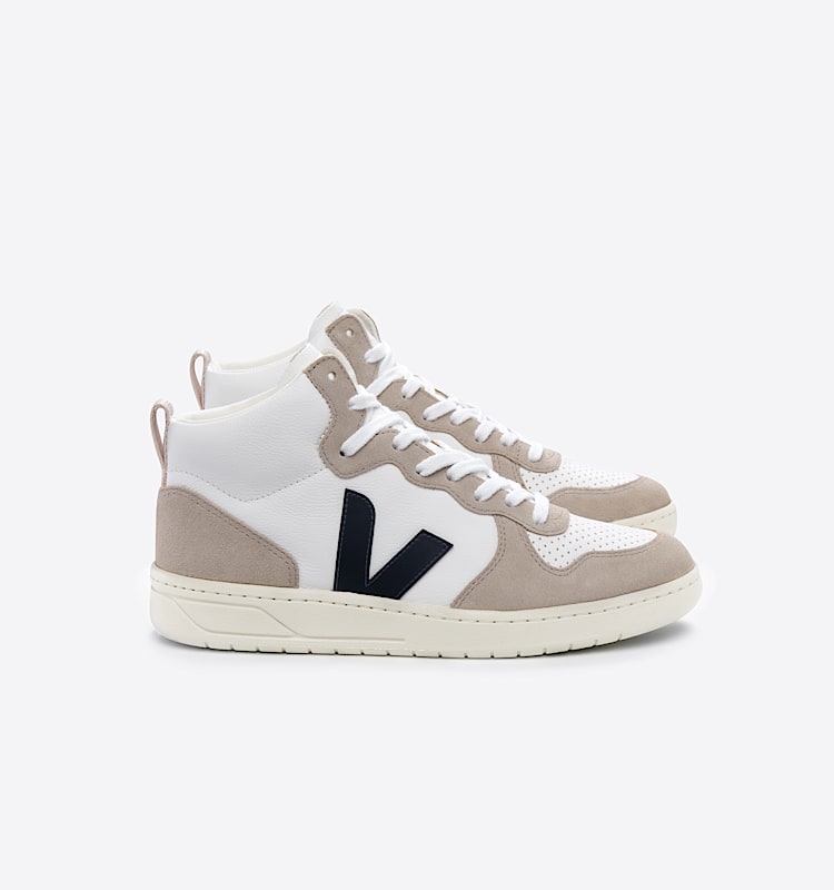 veja baskets v-15 cuir blanc VQ0503116 Lateral view