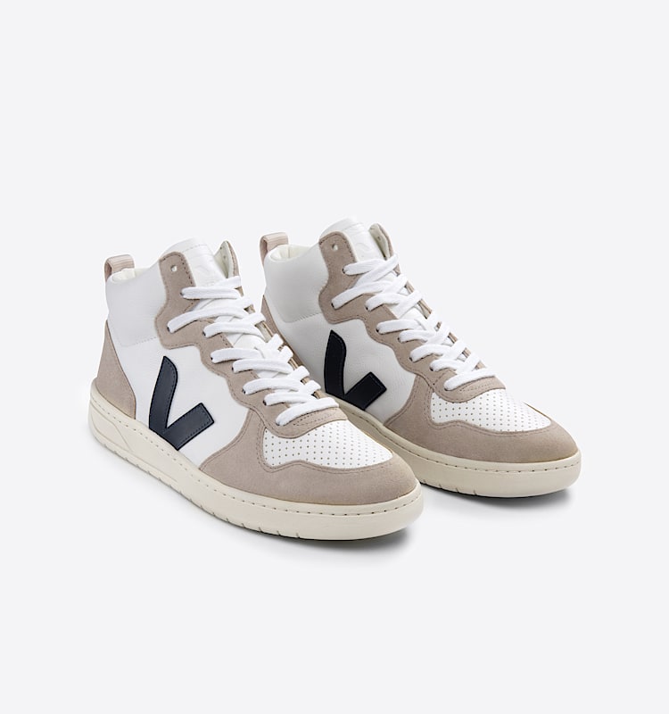 veja baskets v-15 cuir blanc VQ0503116 Top view