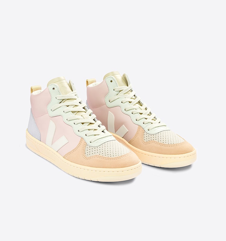 veja sneakers v-15 pelle multicolore VQ0203142 Top view