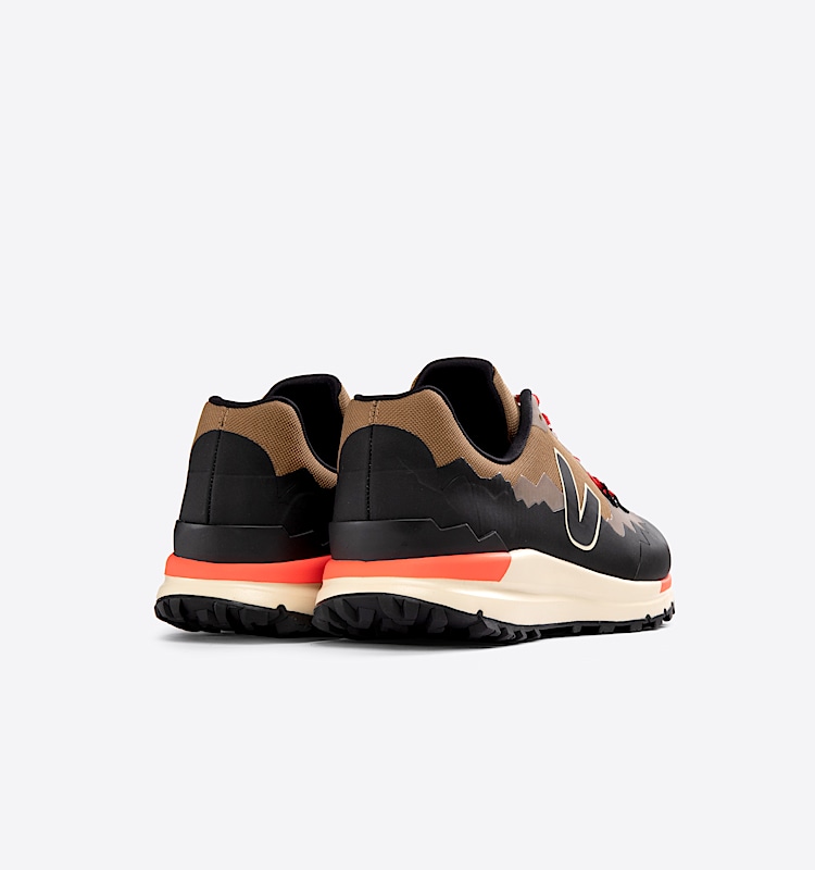 veja sneakers fitz-roy 回收再利用 褐色 FR2303216 Back view