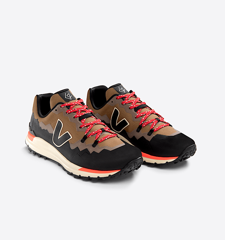 veja sneakers fitz-roy 回收再利用 褐色 FR2303216 Top view