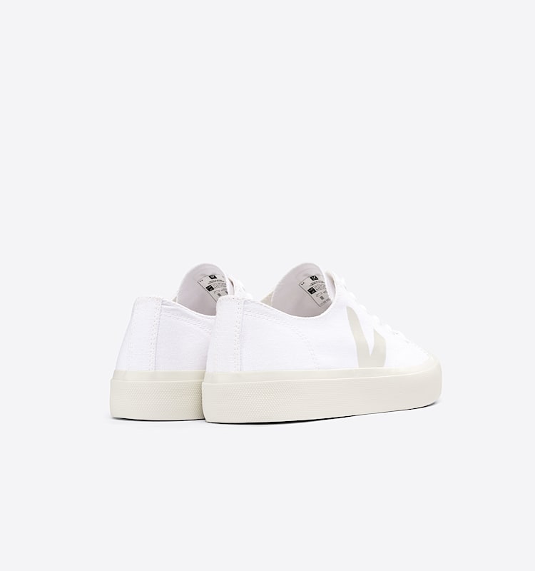 veja sneaker wata-ii-low bio-baumwolle weiss PL0101401 Back view