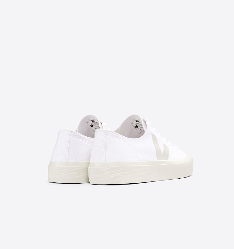 veja sneakers wata-ii-low 有机棉 白色 PL0101401 Back view