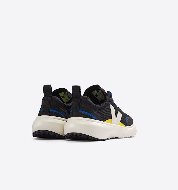 veja sneakers small-canary-light reciclado negro YL1803227 Back view