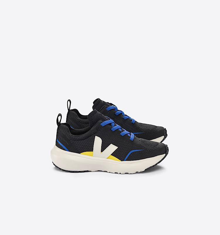 veja sneakers small-canary-light riciclato nero YL1803227 Lateral view