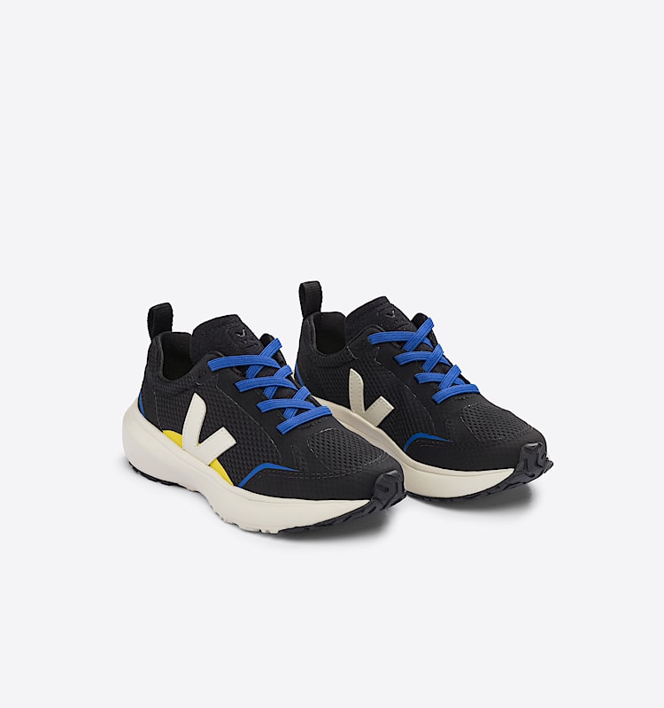 veja sneakers small-canary-light reciclado negro YL1803227 Top view