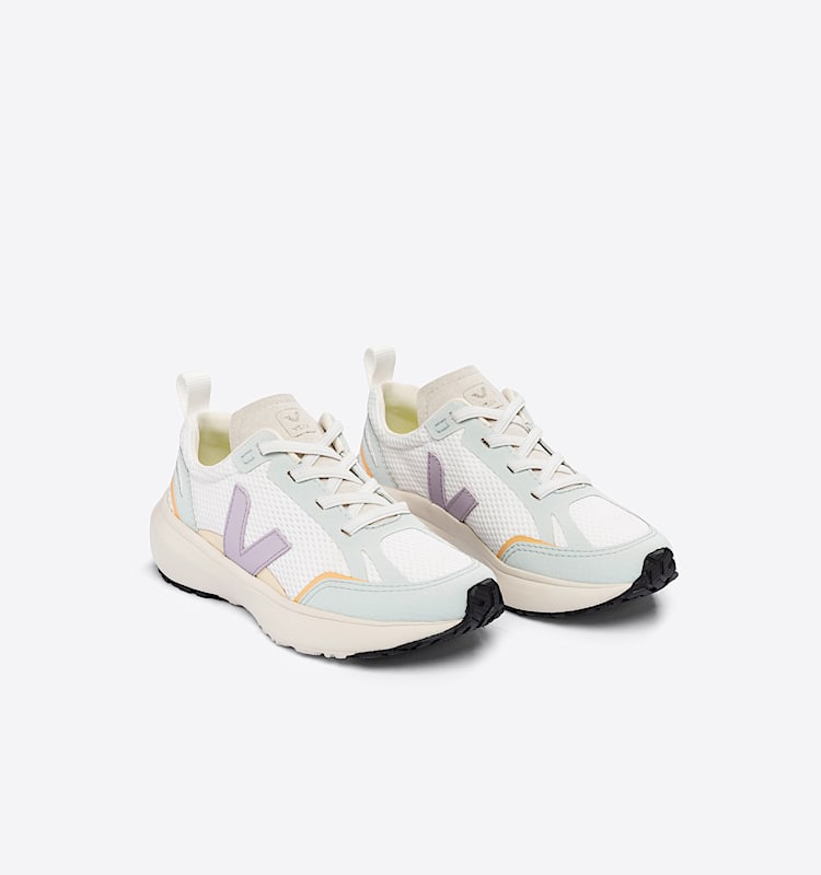 veja baskets small-canary-light recyclé blanc YL1803242 Top view