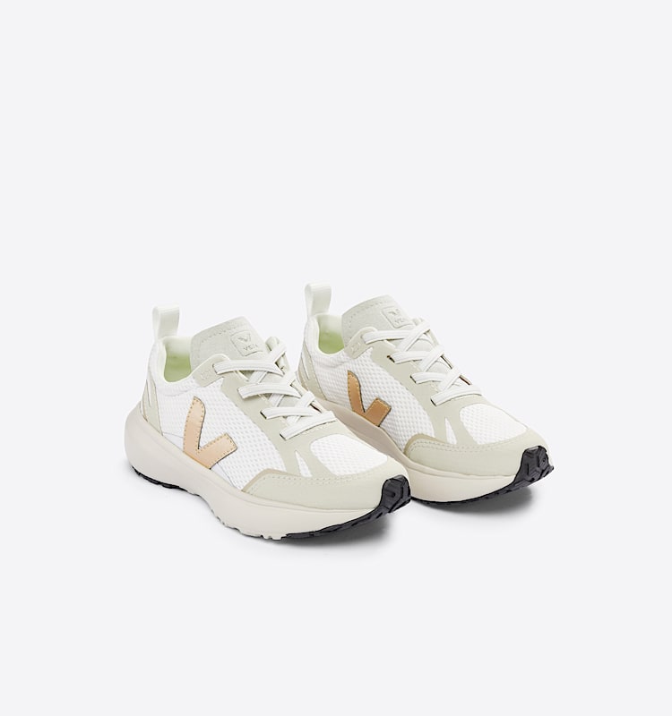 veja baskets small-canary-light recyclé blanc YL1803235 Top view