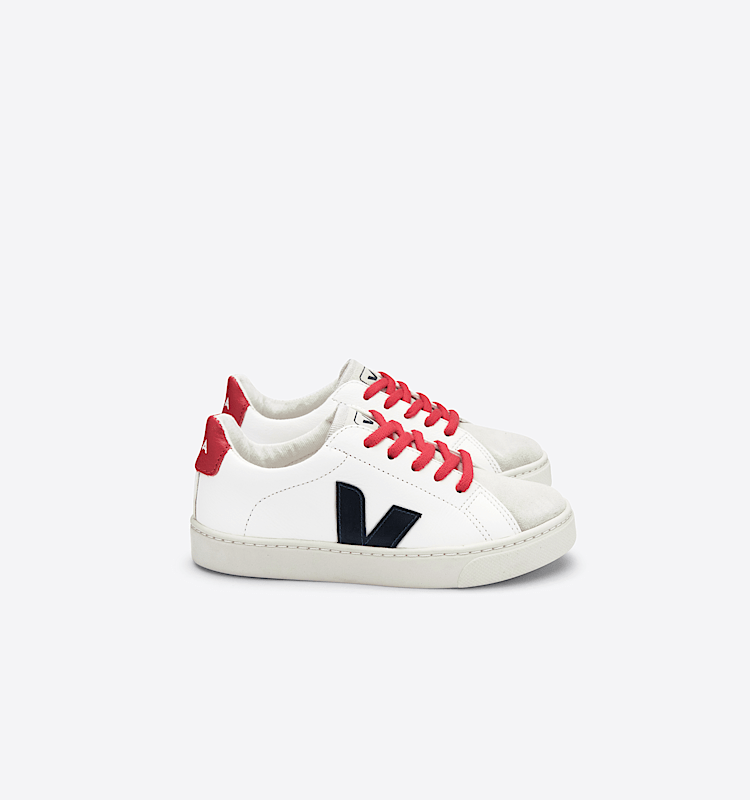 veja baskets small-esplar-laces cuir blanc RS0512734 Lateral view