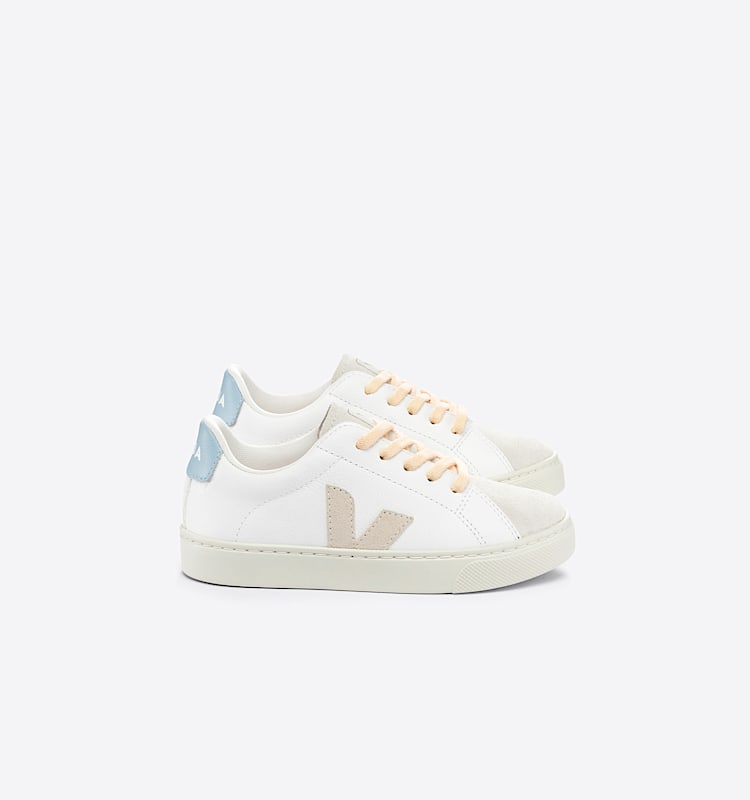 veja baskets small-esplar-laces cuir blanc RS0502994 Lateral view