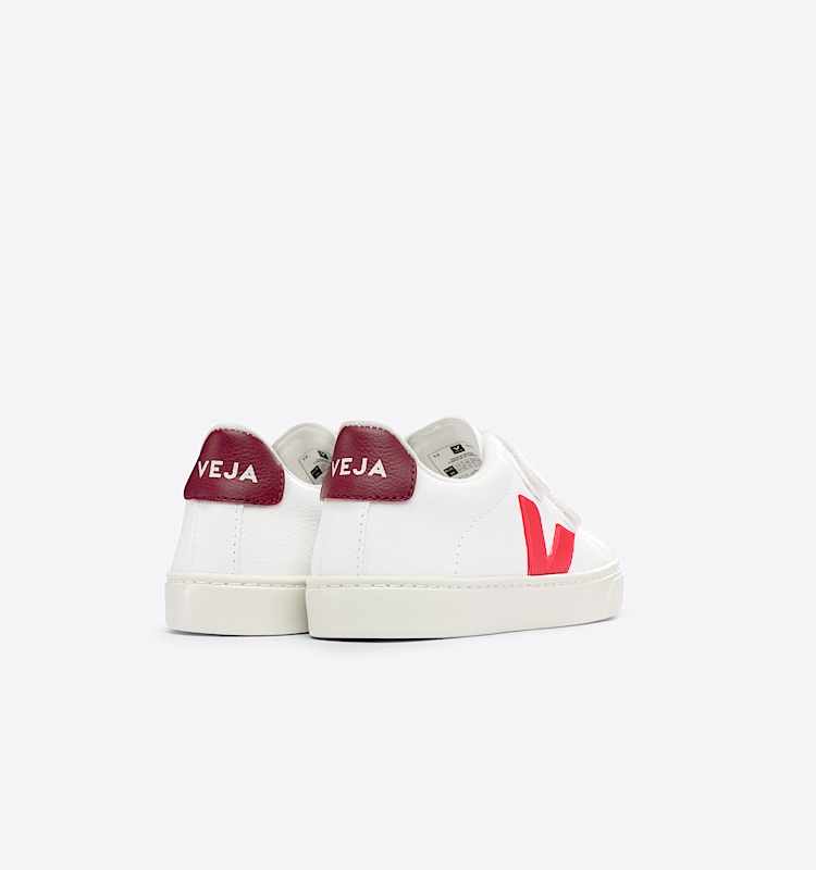 veja sneakers small-esplar 皮革 白色 SV0503218 Back view