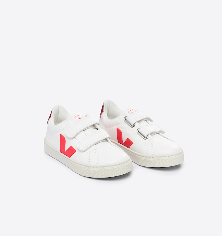 veja sneakers small-esplar 皮革 白色 SV0503218 Top view