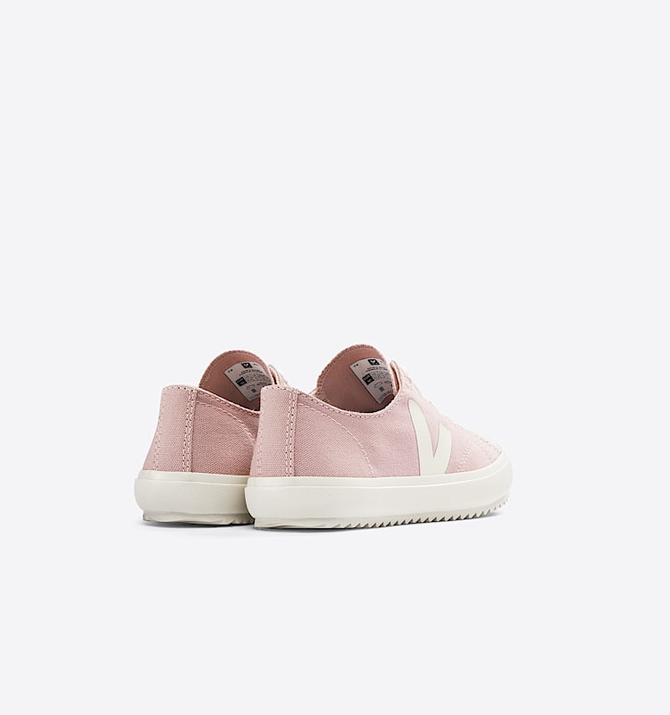 veja zapatillas small-flip-el algodón-orgánico rosa FL0103249 Back view