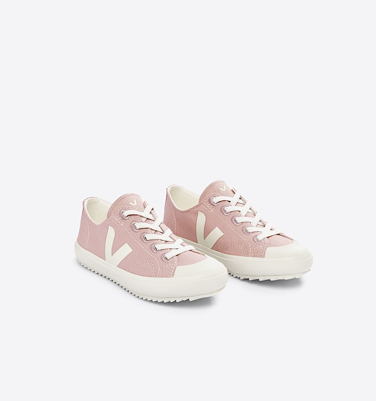 veja zapatillas small-flip-el algodón-orgánico rosa FL0103249 Top view