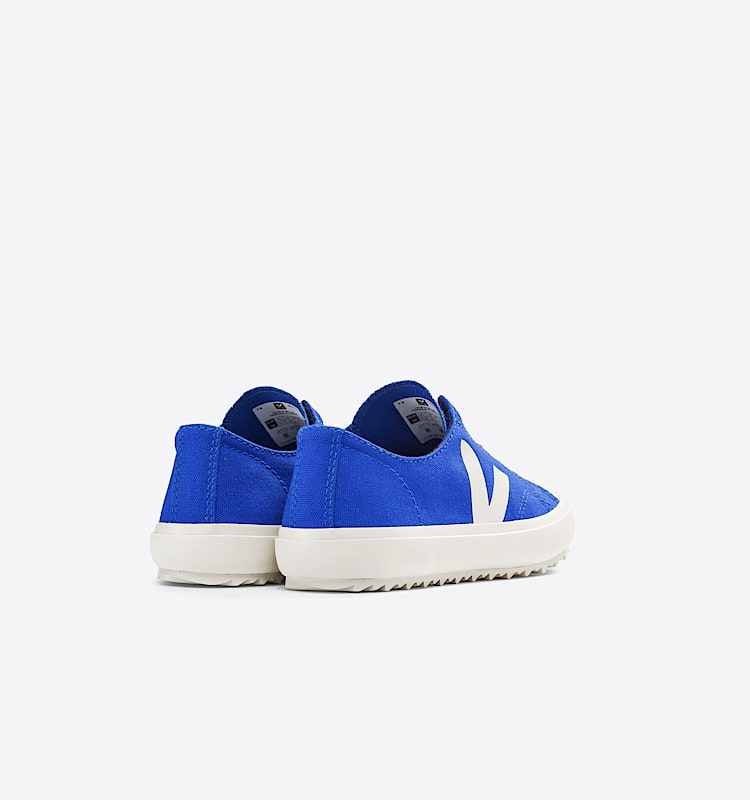 veja baskets small-flip-el coton-biologique bleu FL0103231 Back view