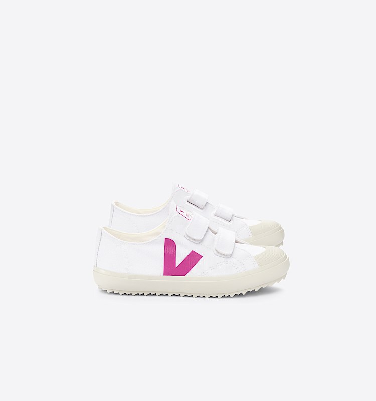 veja baskets small-ollie coton-biologique blanc OV0103257 Lateral view