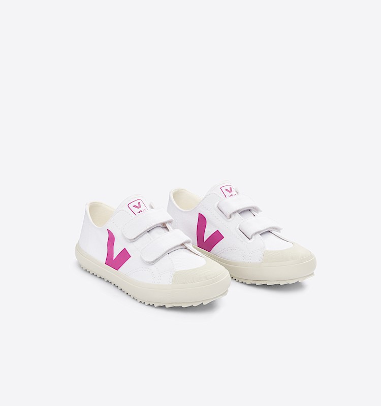 veja baskets small-ollie coton-biologique blanc OV0103257 Top view