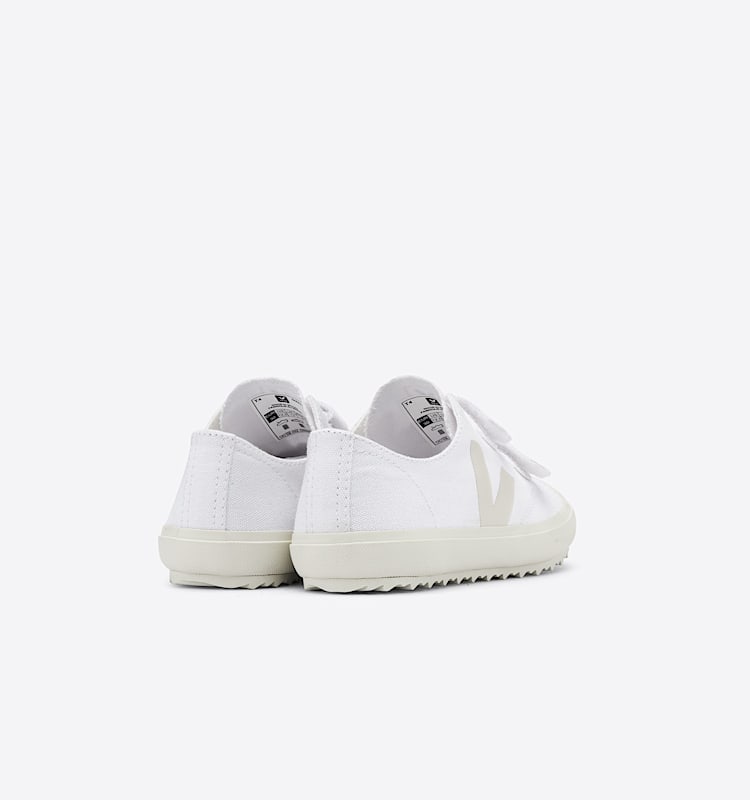 veja zapatillas small-ollie algodón-orgánico blanco OV0101401 Back view