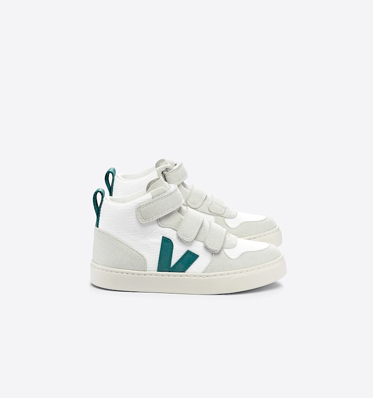 veja sneakers small-v-10-mid 回收再利用 白色 DV1703231 Lateral view