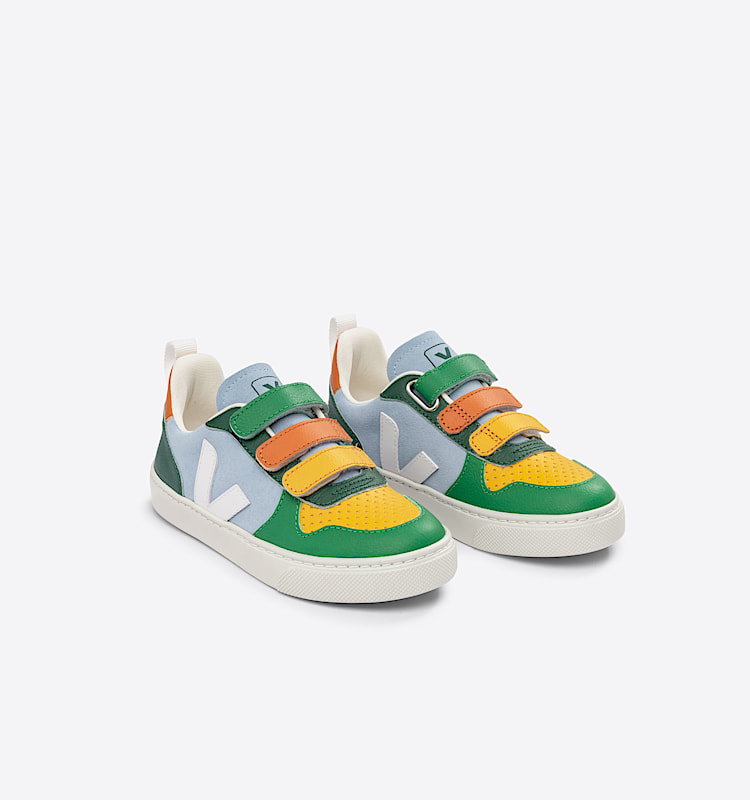 veja sneakers small-v-10 mocka flerfärgad CV0303266 Top view