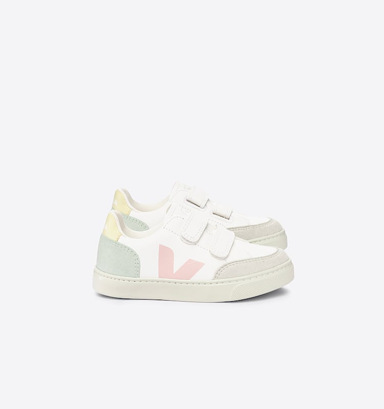 veja sneakers small-v-12 皮革 白色 XV0503219 Lateral view