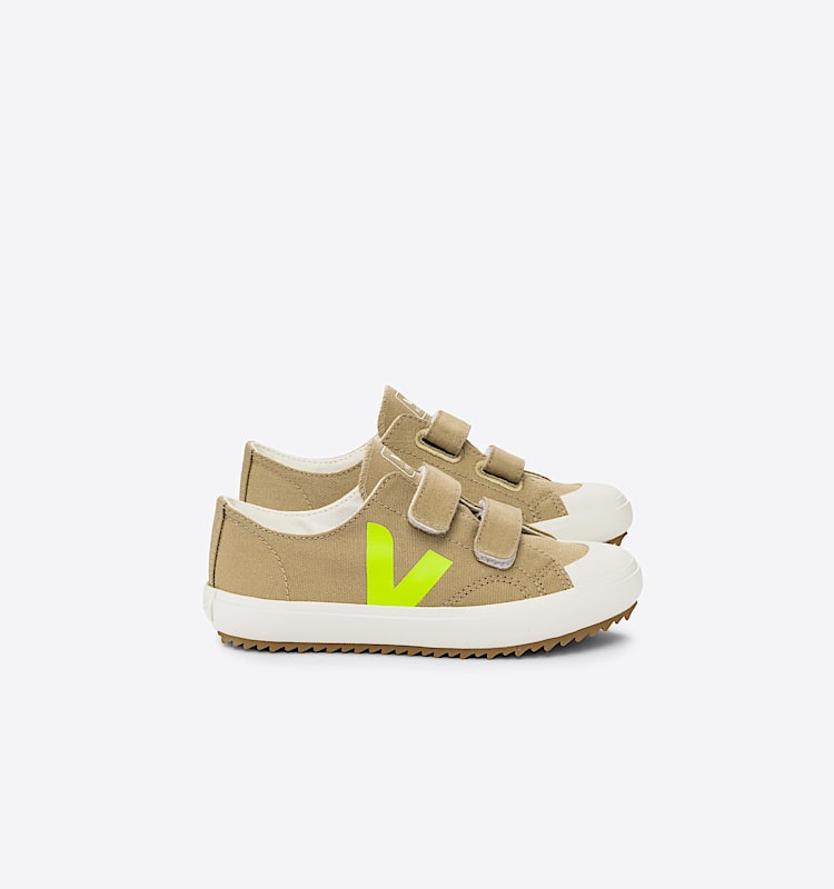 veja baskets small-ollie coton-biologique marron OV0103251 Lateral view