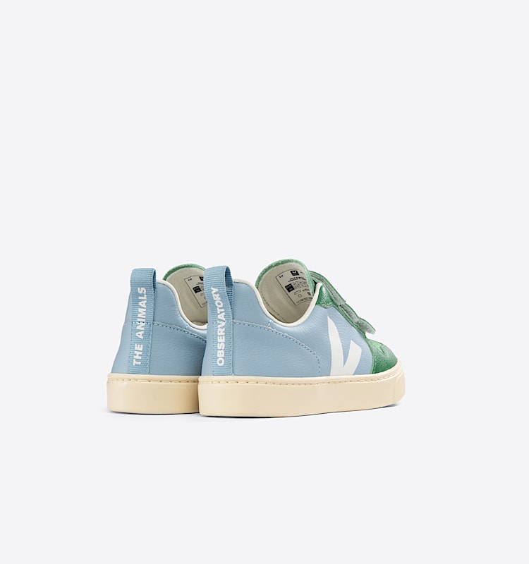 veja small-v-10 couro azul CV0503274