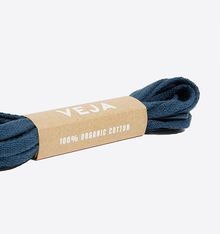 veja laces algodón-orgánico azul LA01NAU01