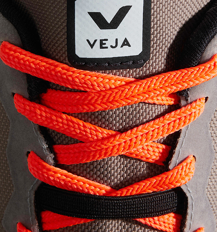 veja laces recycled orange LA29ORAFL