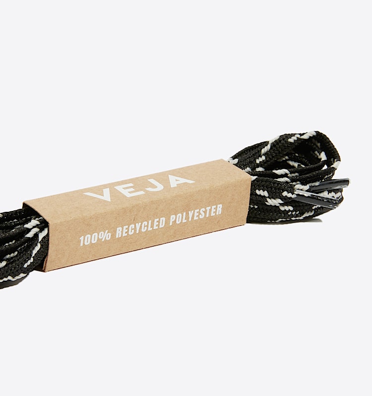 veja laces 回收再利用 黑色 LA30TRINE