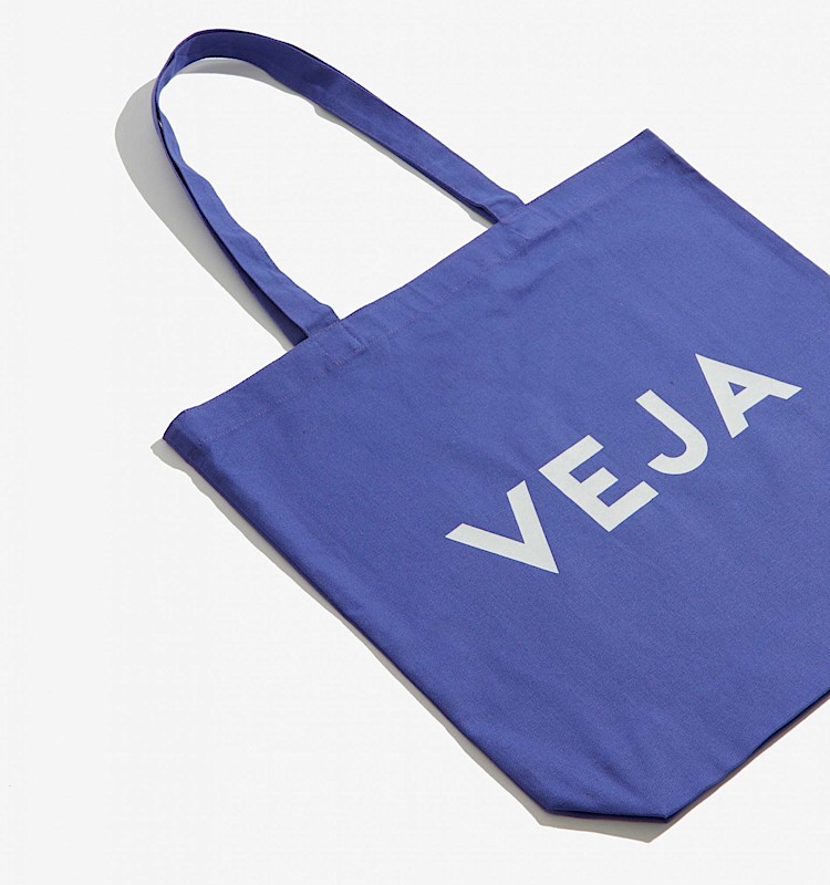veja tote-bag 有机棉 蓝色 AA0100021