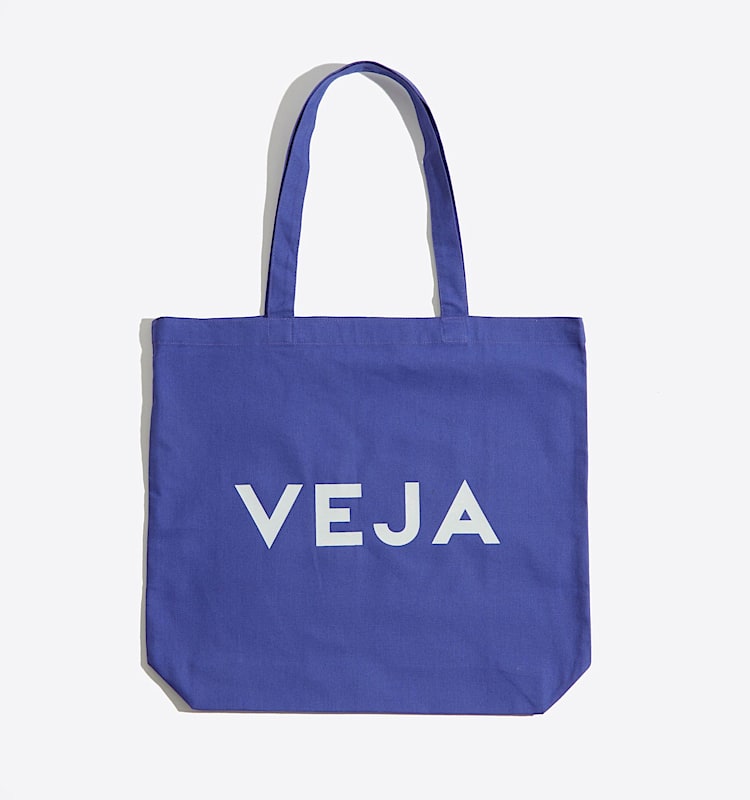 veja tote-bag 有机棉 蓝色 AA0100021
